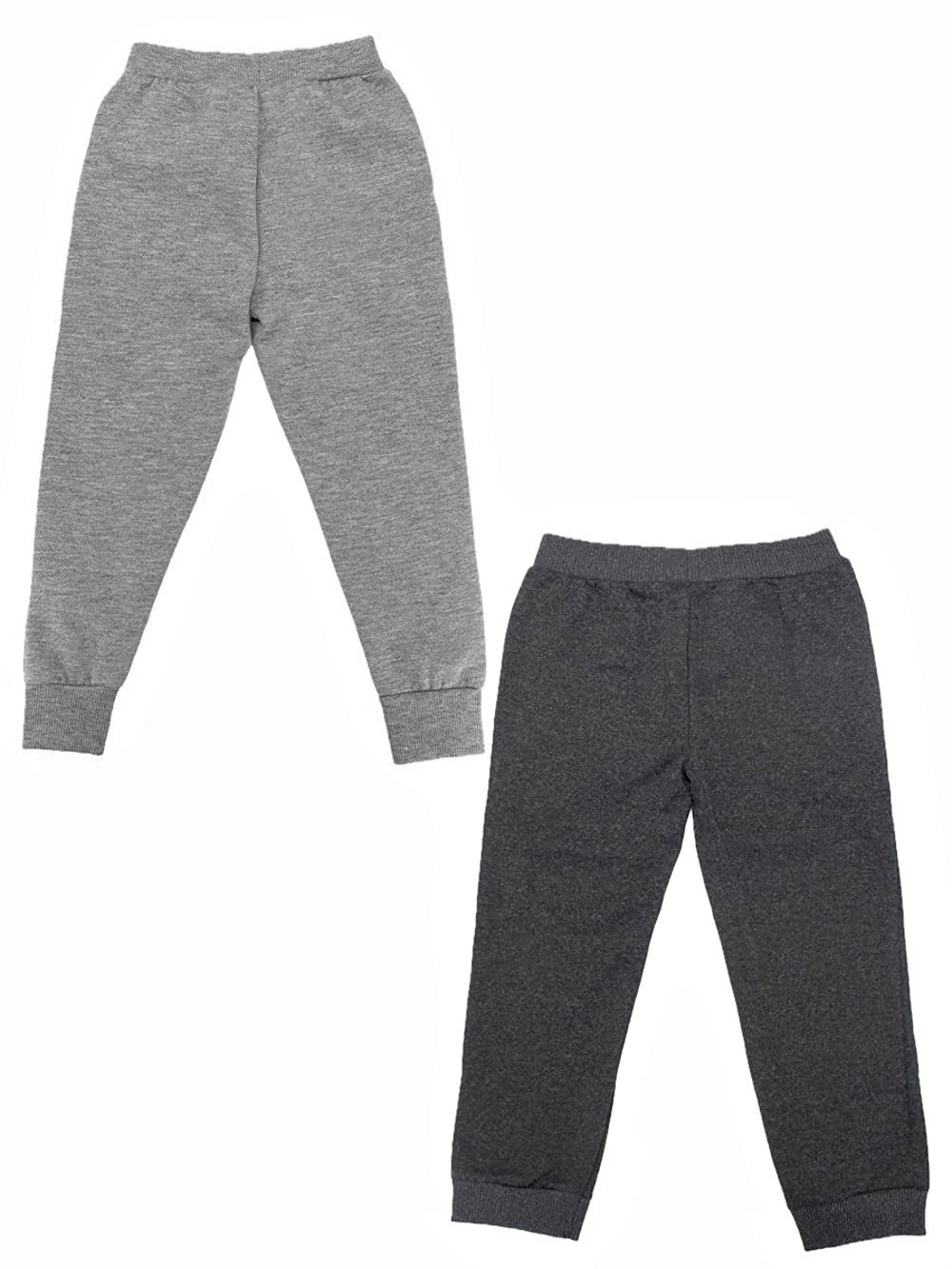 2 Studio 3 Jogger Fleece Sweatpants Dark Gray & Light Grey Size 10/12. EUC.
